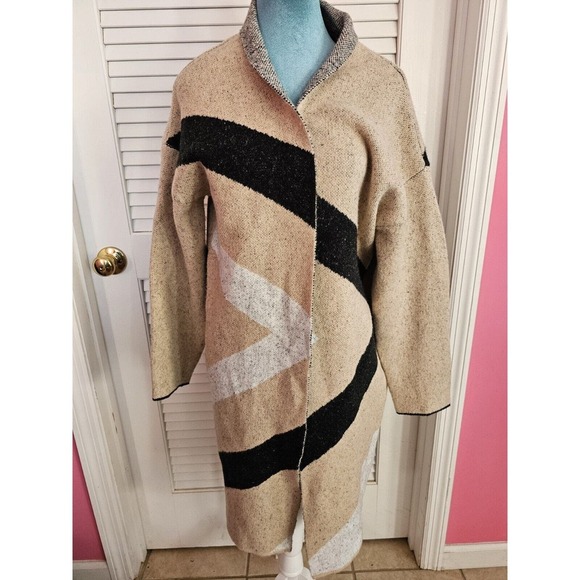 Anthropologie Sweaters - Anthropologie THML Womens Knit Draped Open Long Sweater Coat SMALL OVERSIZED